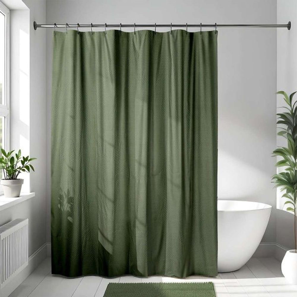 Tendance zavjesa za kadu 18x200 cm mikrofiber, khaki slika 1