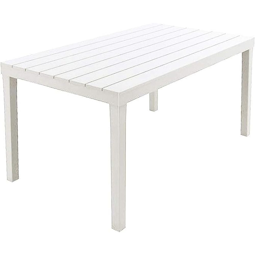 Stol Sumatra bijeli 138 x 78 x 72 cm slika 1