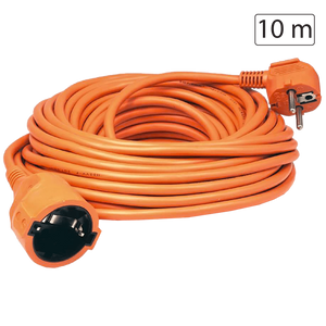 home Produžni strujni kabel 1 utičnica, 10m, H05VV-F 3G 1,5mm² - NV 2-10/OR/1.5