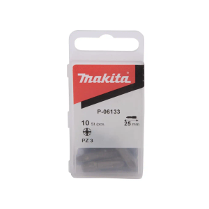 Makita - Set bitova PZ3 25mm, 10 komada P-06133