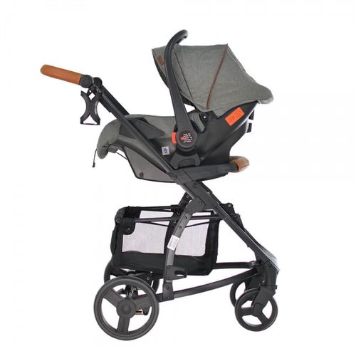 Bebe Stars kolica Malibu 3u1 - Grey slika 5