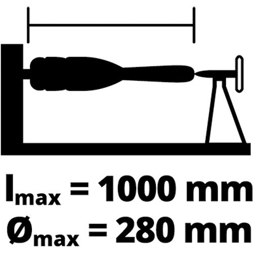 EINHELL TC-WW 1000/1, tokarski stroj za drvo  slika 8