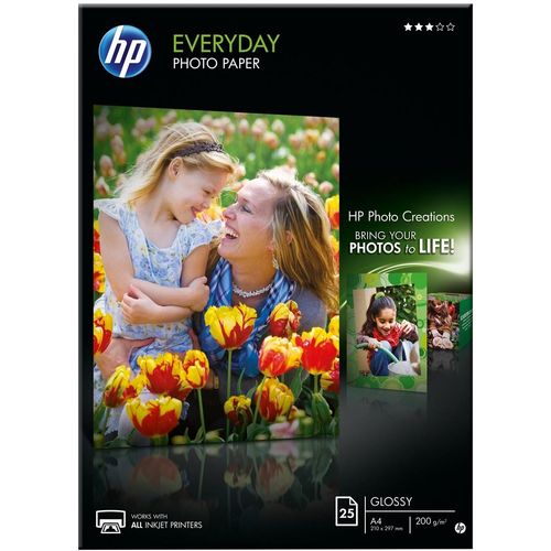 PAPIR HP Q5451A EVERYDAY PHOTO GLOSSY A4 200G 25L slika 1