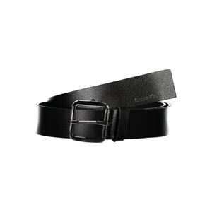 CALVIN KLEIN MEN'S BLACK LEATHER BELT