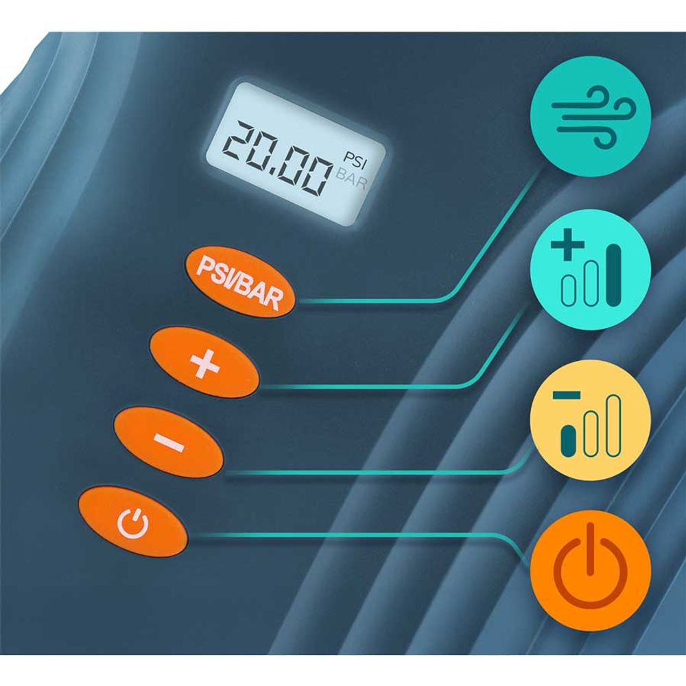 Električna pumpa za madrac za SUP napuhavanje + 6 adaptera 12V Neo-Sport NS-713 slika 7