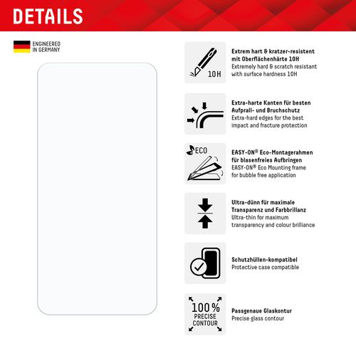 Zaštitno staklo DISPLEX Real Glass 2D za Samsung Galaxy S24, + prozirna maskica (01908) slika 11