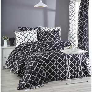 Madalyon - Black Black
White Ranforce Single Quilt Cover Set