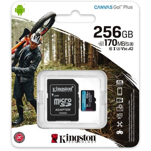 Kingston Memorijska kartica 256GB MicroSD Canvas Go! Plus - SDCG3/256GB slika 3