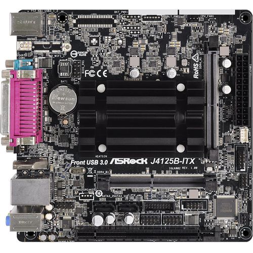 Matična ploča ASROCK J4125B-ITX J4125 DDR4 mITX MB slika 1