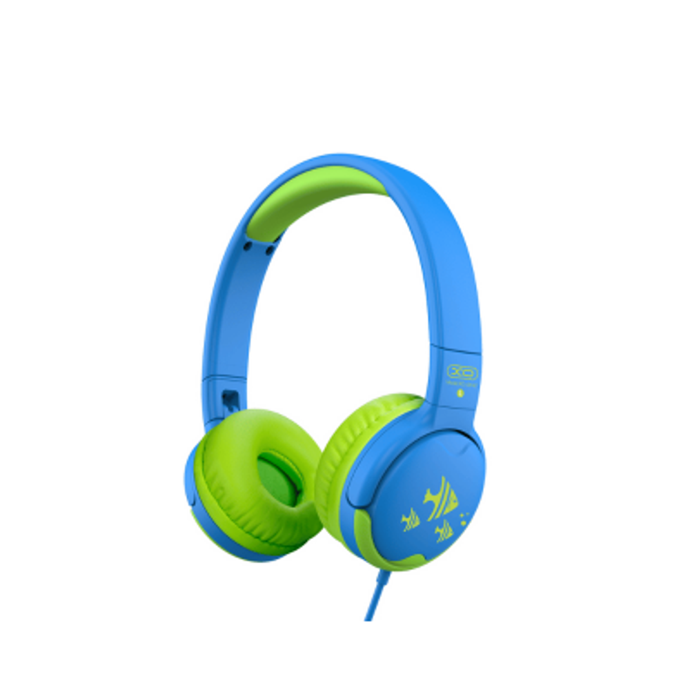 XO EP47 Blue-Green dječije slušalice sa kablom slika 1