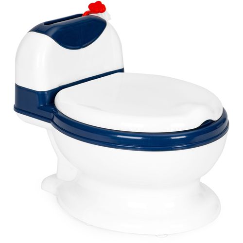 EcoToys WC kahlica bijelo-plava sa četkom za čišćenje slika 4