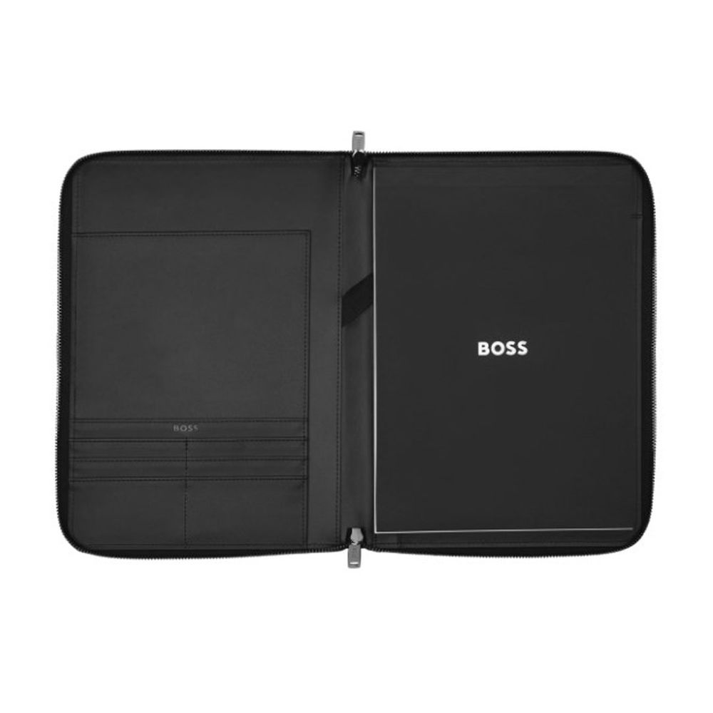 Hugo Boss Mapa konferencijska A4 Iconic HTA521A zip crna slika 2