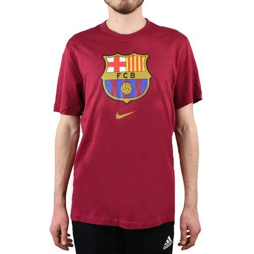 Nike fc barcelona evergreen crest 2 tee cd3115-620 slika 1