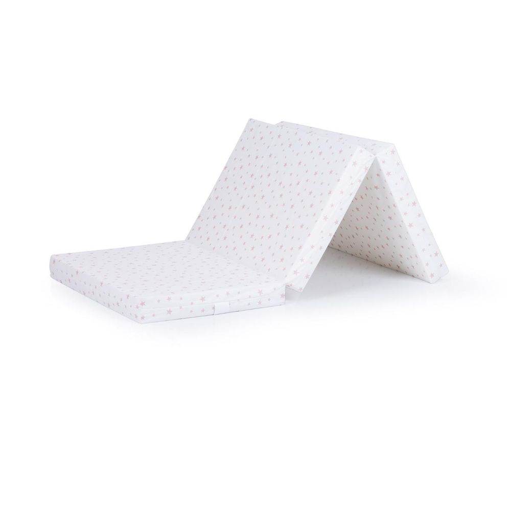Chipolino Sklopivi madrac White/Powder Stars Mat02209Whpd, 120x60x6cm slika 1