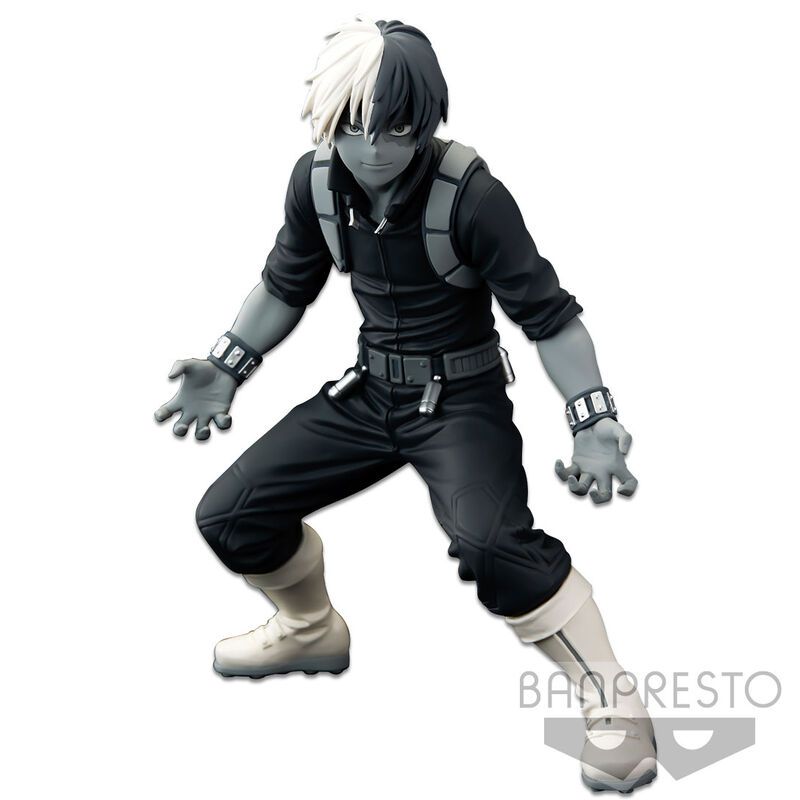 BANPRESTO My Hero Academia Banpresto World Figure Colosseum Super Master Star Piece Shoto Todoroki Figura 21cm image