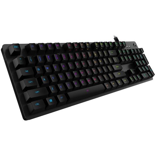 Logitech G512 Carbon RGB Mechanical Gaming Keyboard, GX Blue - CARBON - US INT'L - USB - INTNL - G512 CLICKY slika 1