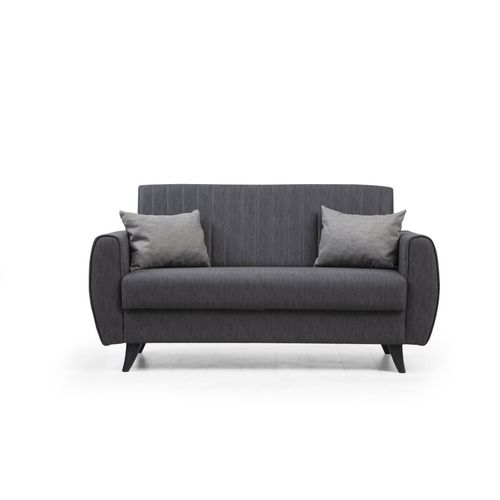 Atelier Del Sofa Alkon - Dark Grey Dark Grey 2-Seat Sofa-Bed slika 4