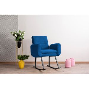 Atelier Del Sofa Stolica za ljuljanje, Plava, Kono - Blue