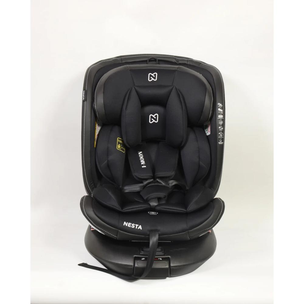 Nesta Rotirajuća autosjedalica I-Moon FR07 i-Size 40-150cm Isofix, Black slika 2