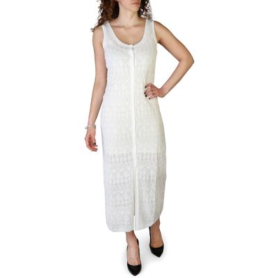 Polyester
 Dresses
 Women
 Spring/Summer
 White