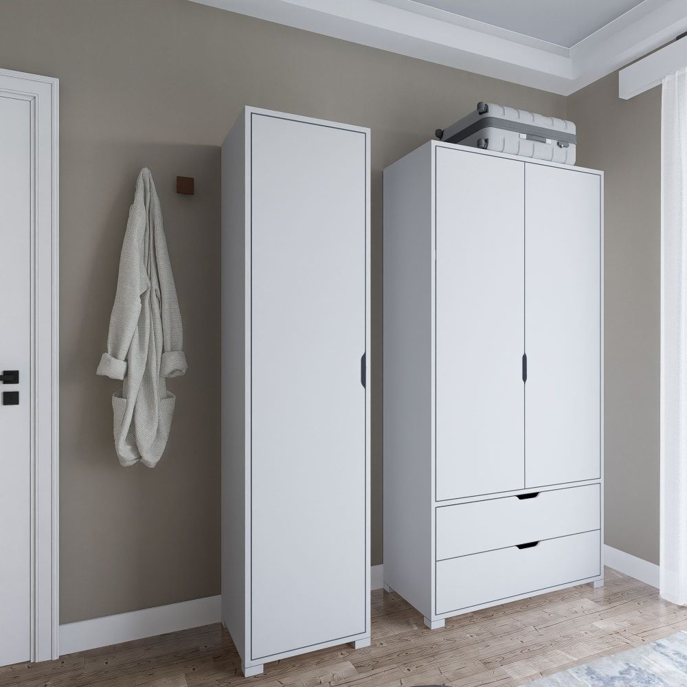 Duru 1600-020 Bijela Garderober slika 5