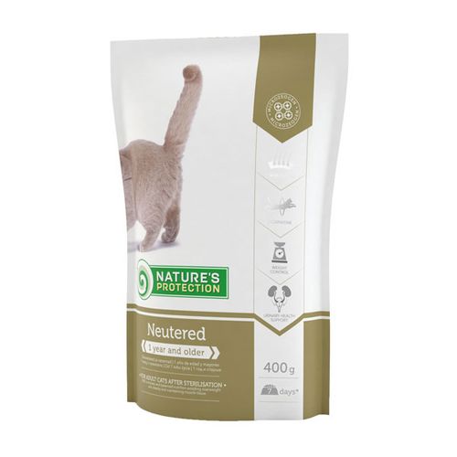 Nature's Protection Super Premium Adult Cat Sterilised Živina, hrana za mačke 2 kg slika 1