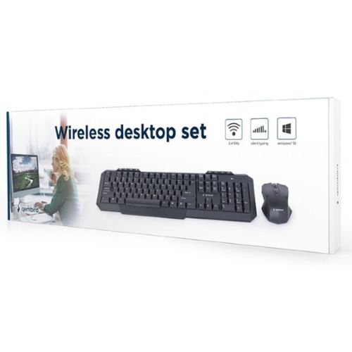 KBS-WM-02 Gembird Gejmerska tastatura US + bezicni mis USB slika 4