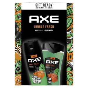Axe Poklon set Jungle Fresh (gel za tuširanje, dezodorans u spreju)
