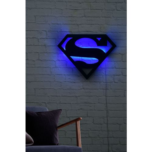 Wallity Dekorativna led rasvjeta Superman - plavo slika 3