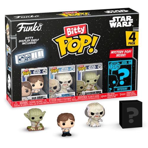 Blister 4 figures Bitty POP Star Wars Han slika 1