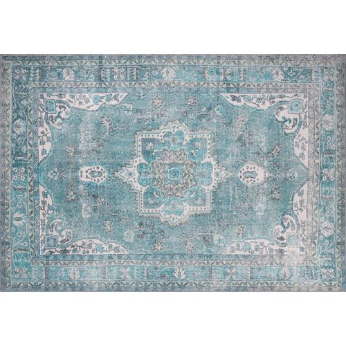 Conceptum Hypnose Blues Chenille - Zeleni AL 158 Višebojni Tepih (140 x 190) slika 2