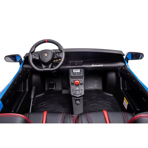 Licencirani auto na akumulator Lamborghini XXL A8803 24V - dvosjed - plavi slika 5