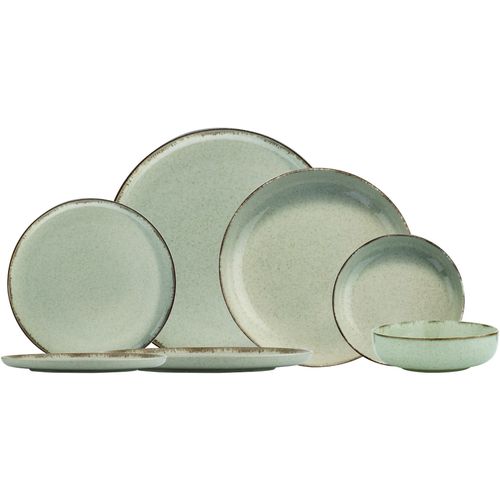 Porculanski set tanjura 24 dijelni DINER GREEN slika 4