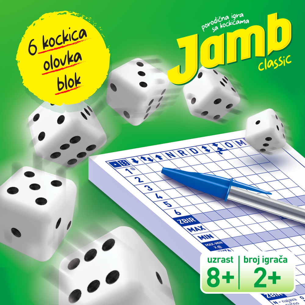 Kumaro Društvena igra Jamb Classic slika 2