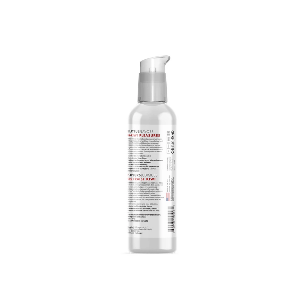Swiss Navy 4 u 1 lubrikant s okusom jagoda kivi Pleasures - 4 fl oz / 118 ml slika 3