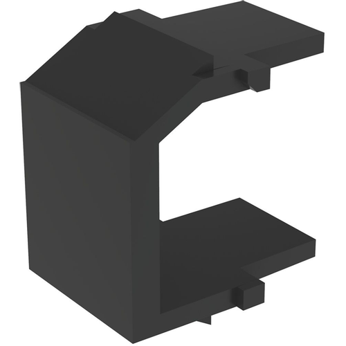 Panduit NKBMBL-X NetKey® Blank modul, 1 port, crni slika 1