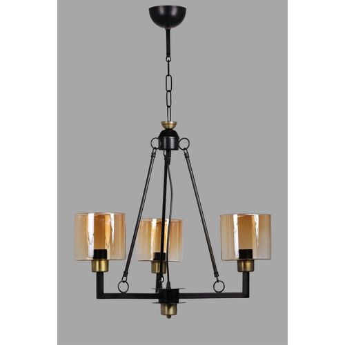 Napoli 3 Lü Avize Black Chandelier slika 3