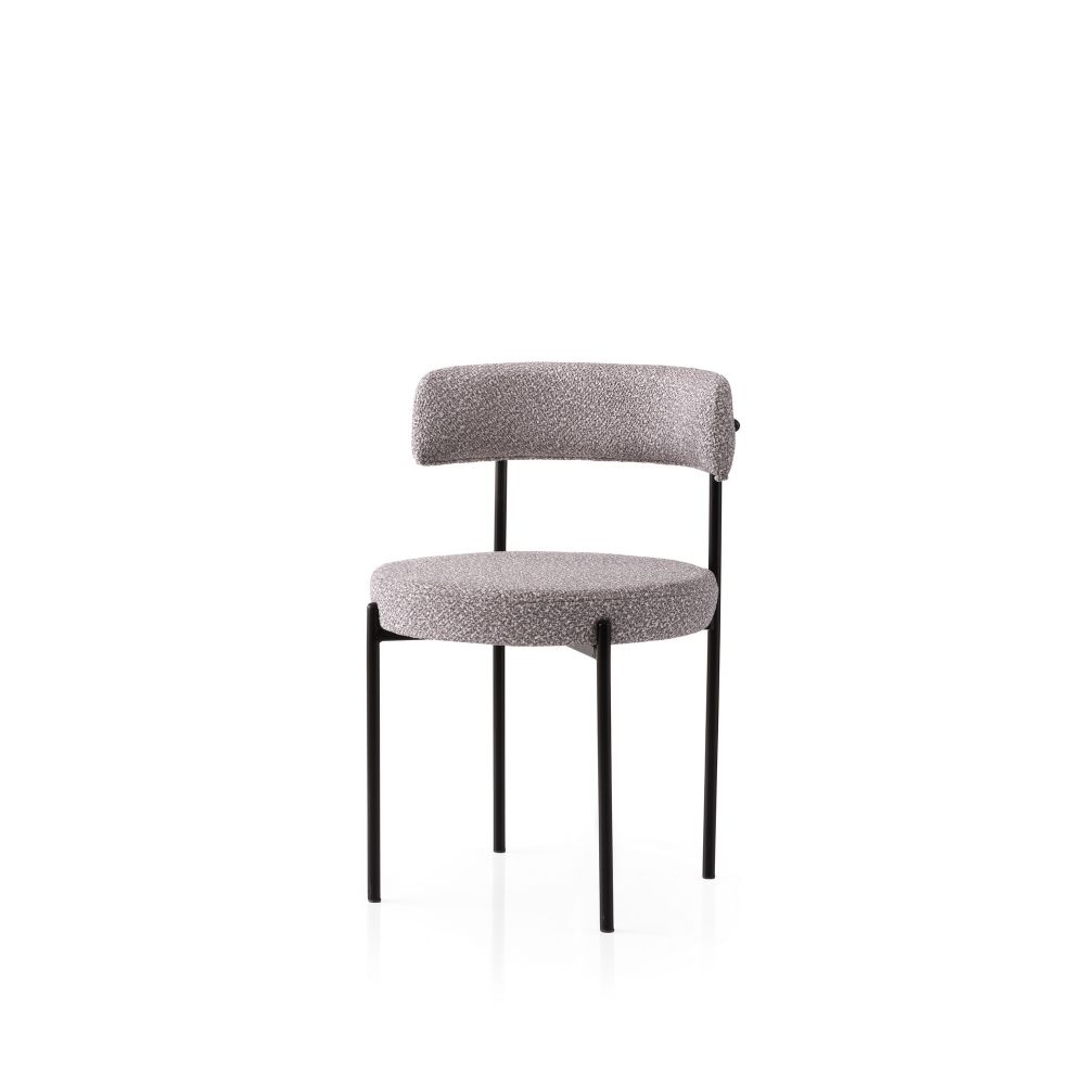 Gını - 4006 V2 Crni i Sivi Set Stolica (2 Komada) slika 2