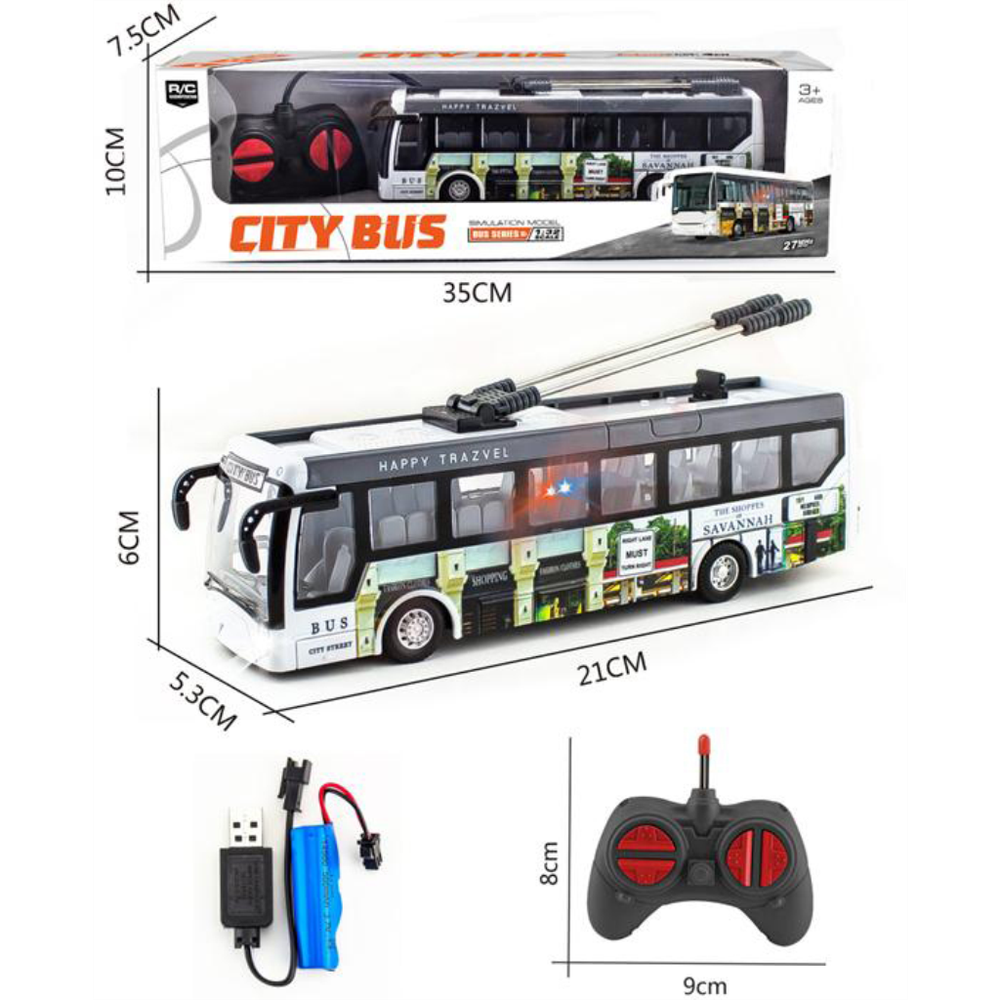 Mkp705214 Autobus Na Daljinsko Upravljanje 21X6 cm slika 1