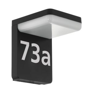 Eglo Amarosi vanjska/zidna, led, 11w, 1200lm, sa brojem, alu/crna