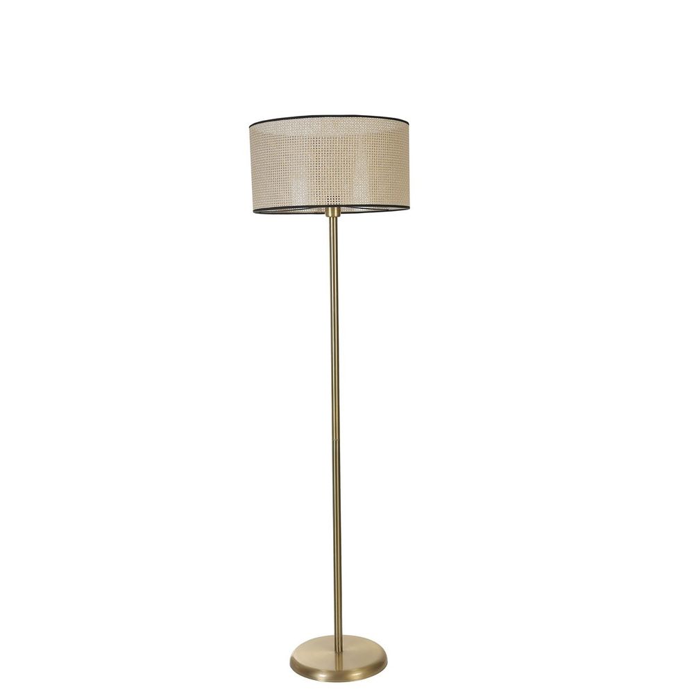 Petek Abajurlu Eskitme Lambader - Zlatni Podni Lampa slika 3