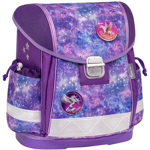 Torba školska Belmil classy with patches violet Universe 403-13/AG/PC-2 slika 1