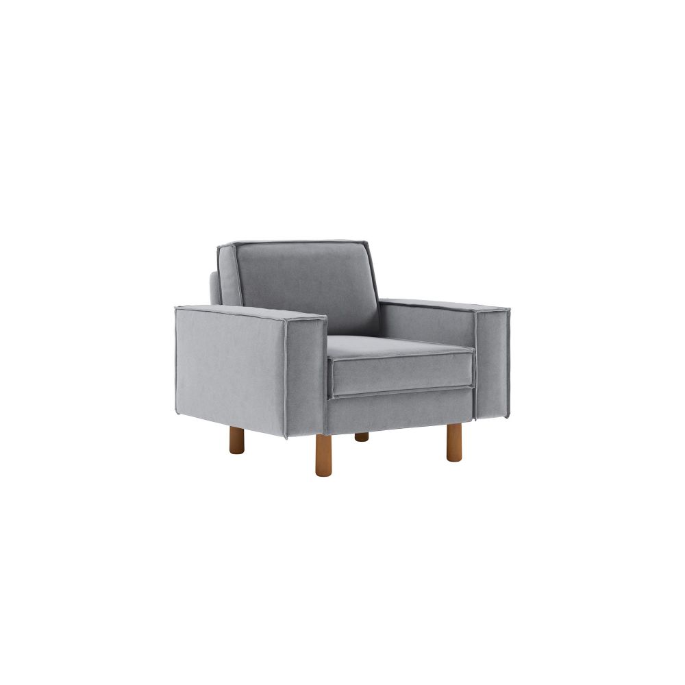 Sofa za Jednu Osobu Sparrow 1 - boje: siva magla orah slika 1