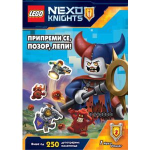 LEGO® NEXO KNIGHTS™ – Pripremi se, pozor, lepi! Više od 250 nalepnica