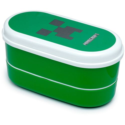 Minecraft Creeper Lunch box + cutlery slika 1