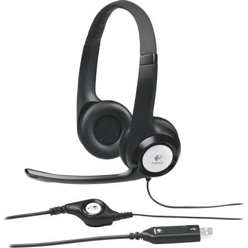 Slušalice Logitech H390, žičane, USB, crne slika 2