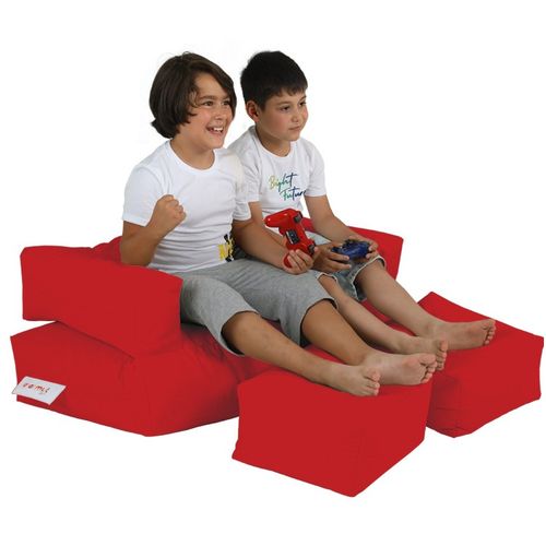Atelier Del Sofa Double Kid - Crvenibaštenska ležaljka-fotelja slika 3