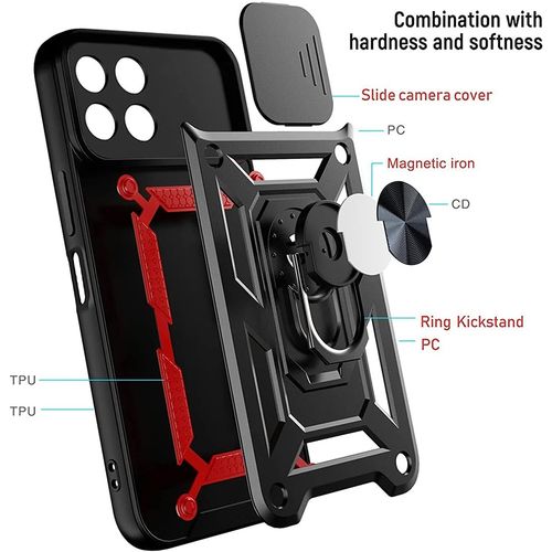 Techsuit – serija CamShield zaštitna maskica za Honor X8 a – crna slika 4