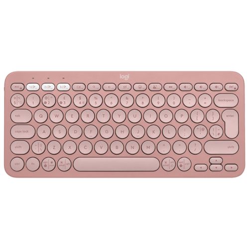 LOGITECH K380s Bluetooth Pebble Keys 2 US roze tastatura slika 2