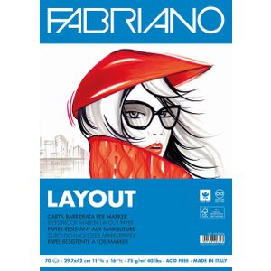 Blok FABRIANO Layout Za Marker A3 70L 75Gr 19100506